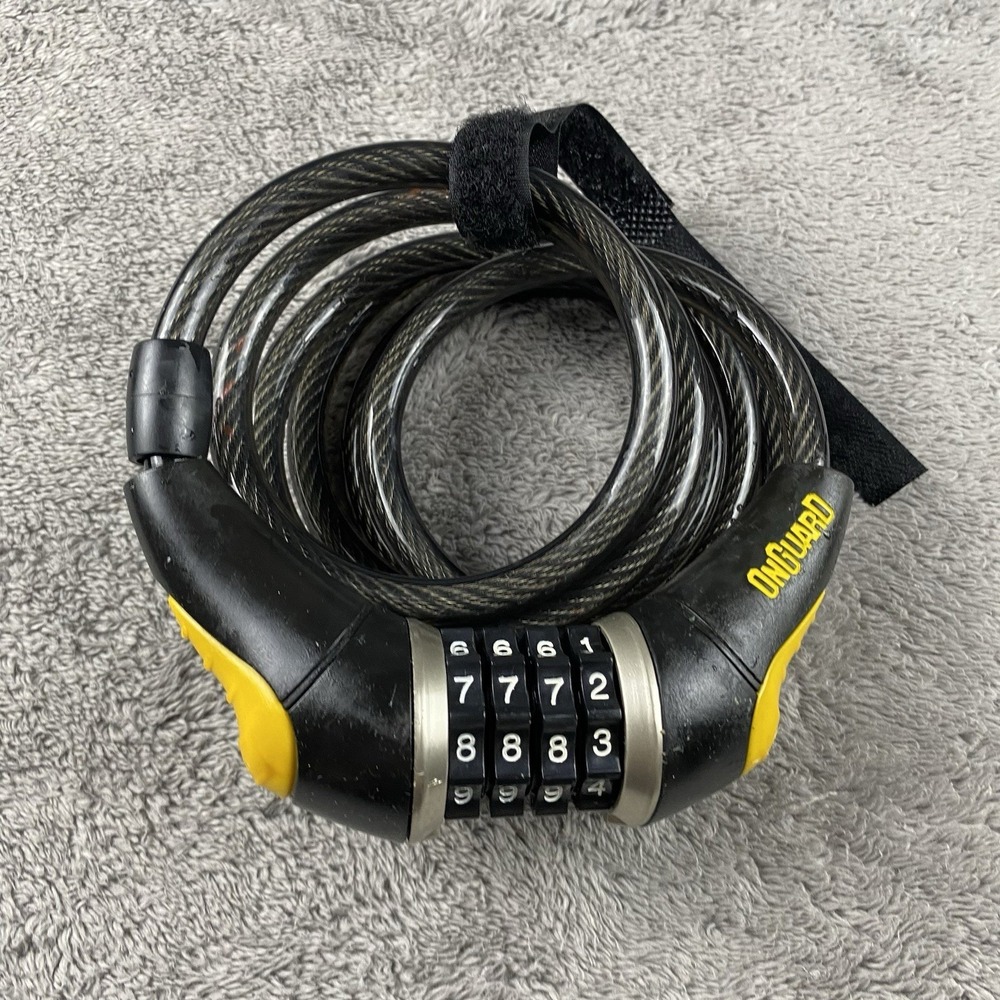 OnGuard Rottweiler Armored Cable Bike Lock Combination